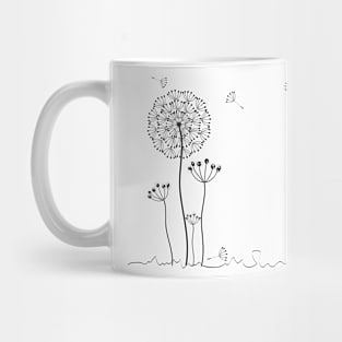 Dandelion minimal Mug